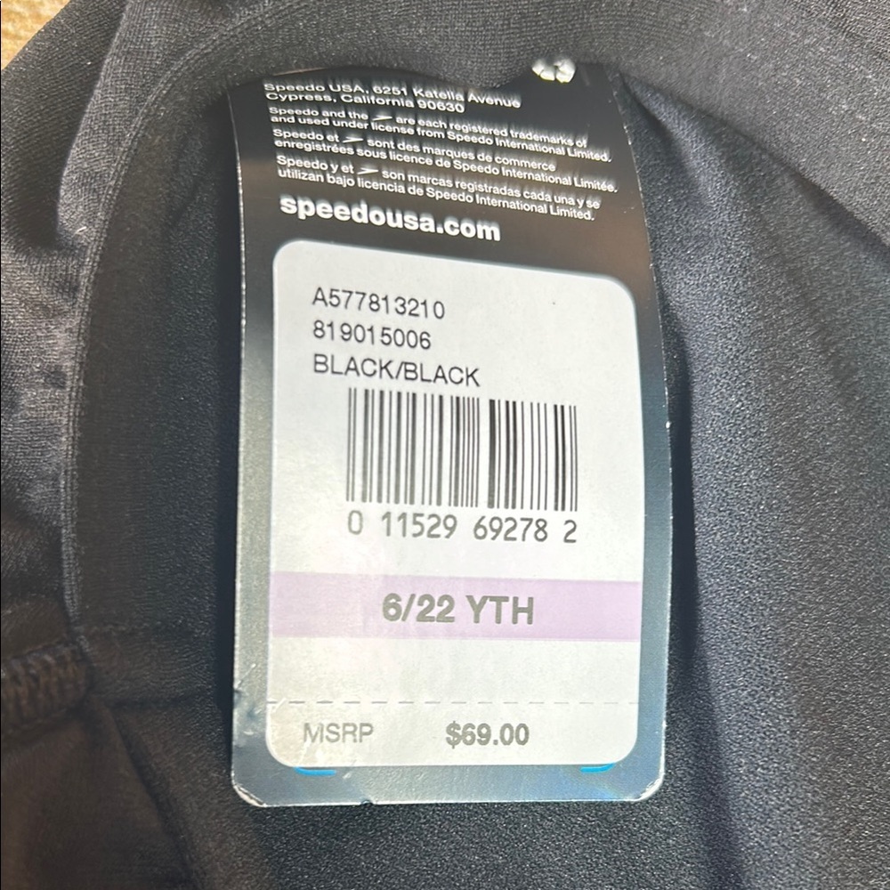 NWT Speedo Swim Youth 6/22 New with Tags! Endurance + Flyback training Suit - Picture 2 of 6